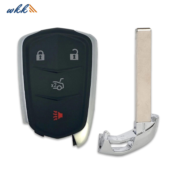 3+1 кнопки 13522871 HYQ2ES, 433 МГц, интеллектуальный дистанционный ключ для Cadillac